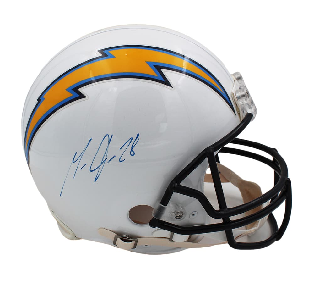 Melvin Gordon Signed Los Angeles Chargers Current Authentic NFL Helmet Melvin Gordon Helmet melvin-gordon-los-angeles-chargers-current, supplier stock photo