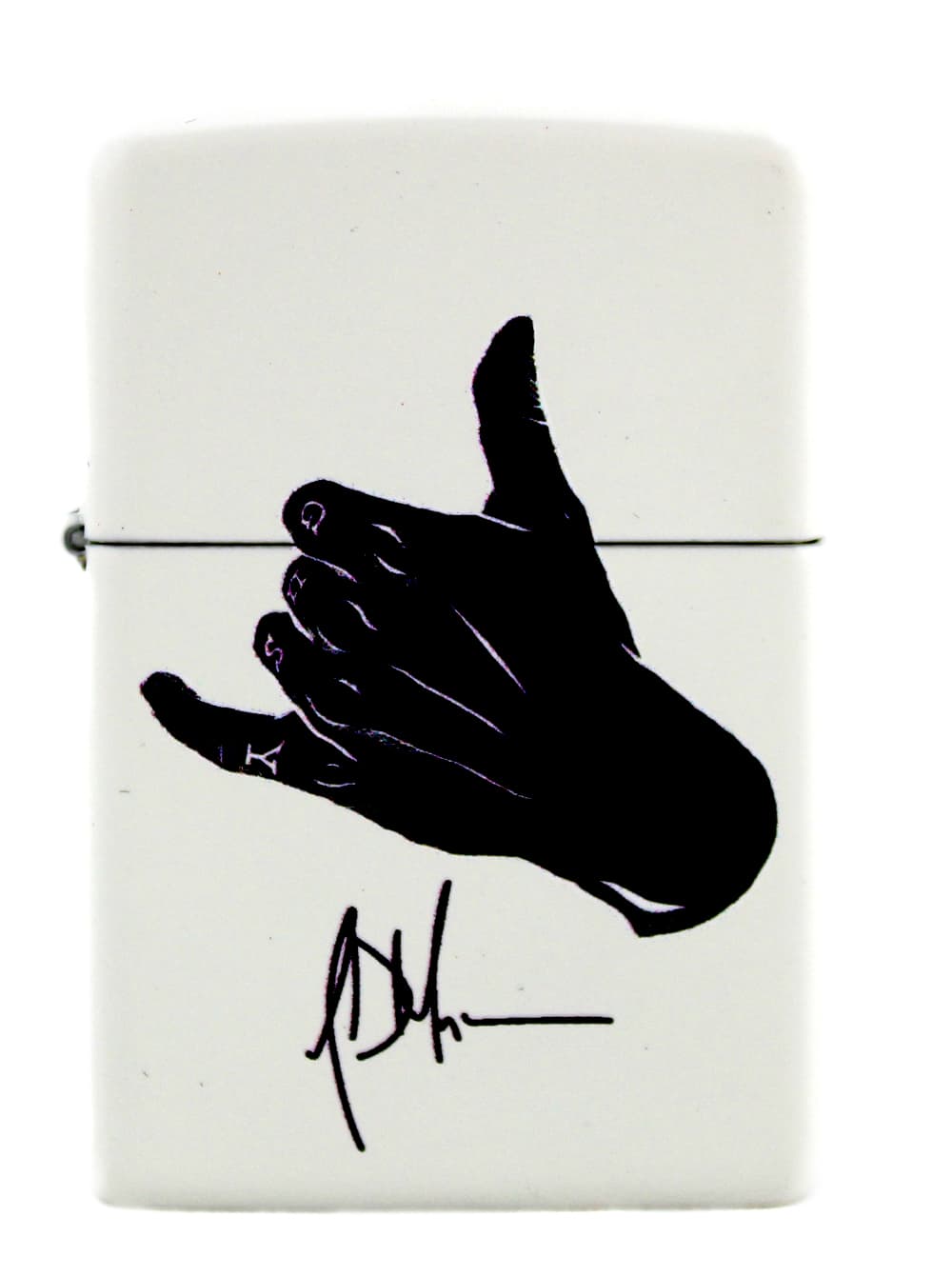 Jeffrey Dean Morgan Exclusive Zippo Lighter White Matte with Black Logo Jeffrey Dean Morgan Other jeffrey-dean-morgan-zippo-lighter-white, supplier stock photo