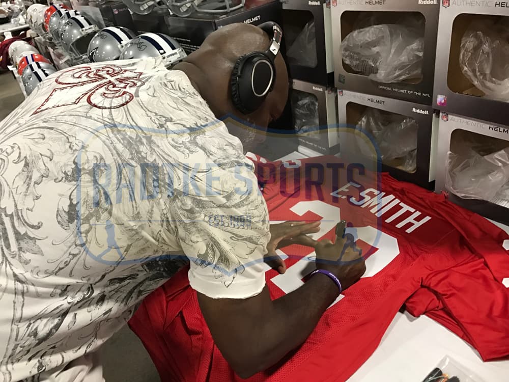 Emmitt Smith Signed Arizona Custom Jersey Emmitt Smith Jersey emmitt-smith-arizona, Dallas Cowboys, view 3, supplier stock photo