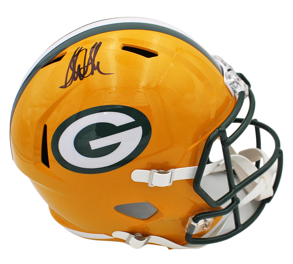 Sterling Sharpe Signed Green Bay Packers Speed Full Size NFL Helmet Sterling Sharpe Helmet sterling-sharpe-green-bay-packers-speed, Green Bay Packers, supplier stock photo