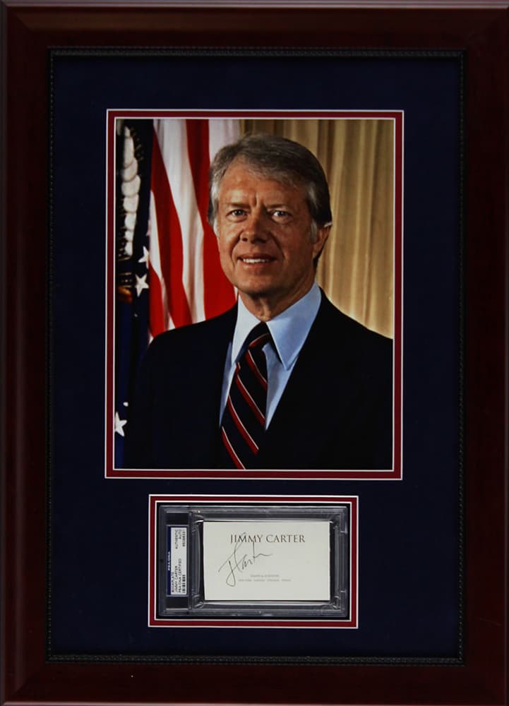 Jimmy Carter Signed 21″x27″ Framed Presidential Bookplate Jimmy Carter Other 21x27-jimmy-carter-21-x27-framed-presidential, supplier stock photo