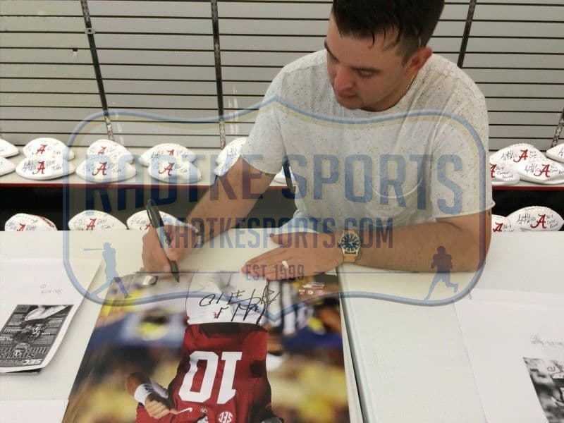 AJ McCarron Signed Alabama Crimson Tide 16×20 NCAA Photo – Celebrating Photo 16x20-aj-mccarron-alabama-crimson-tide-16, Alabama Crimson Tide, view 2, supplier stock photo
