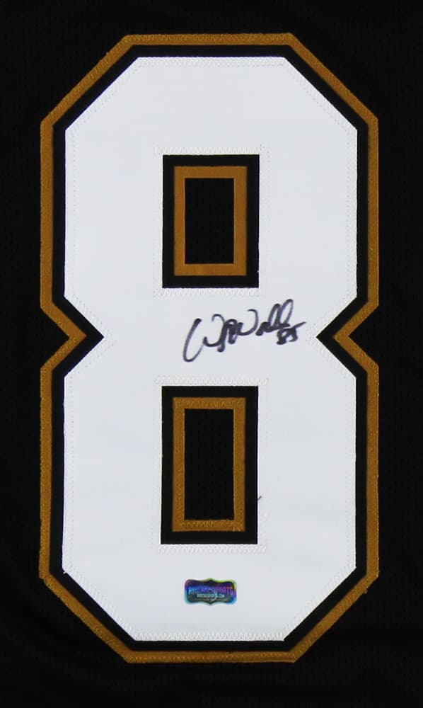 Wesley Walls Signed New Orleans Black Custom Jersey Wesley Walls Jersey wesley-walls-orleans-black, view 2, supplier stock photo