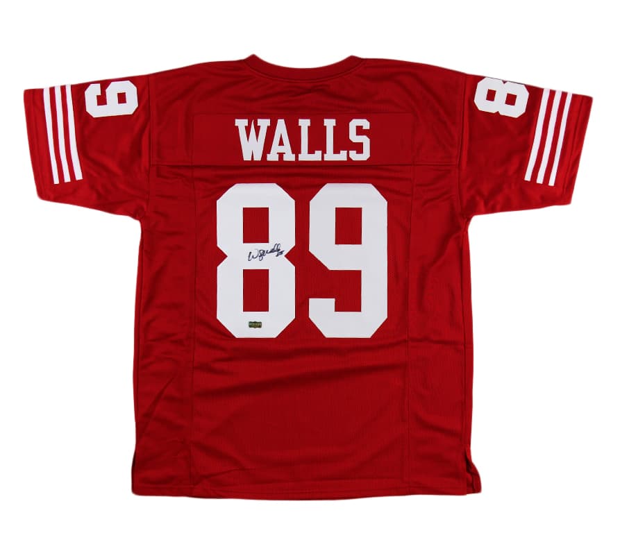 Wesley Walls Signed San Francisco Red Custom Jersey Wesley Walls Jersey wesley-walls-san-francisco-red, supplier stock photo