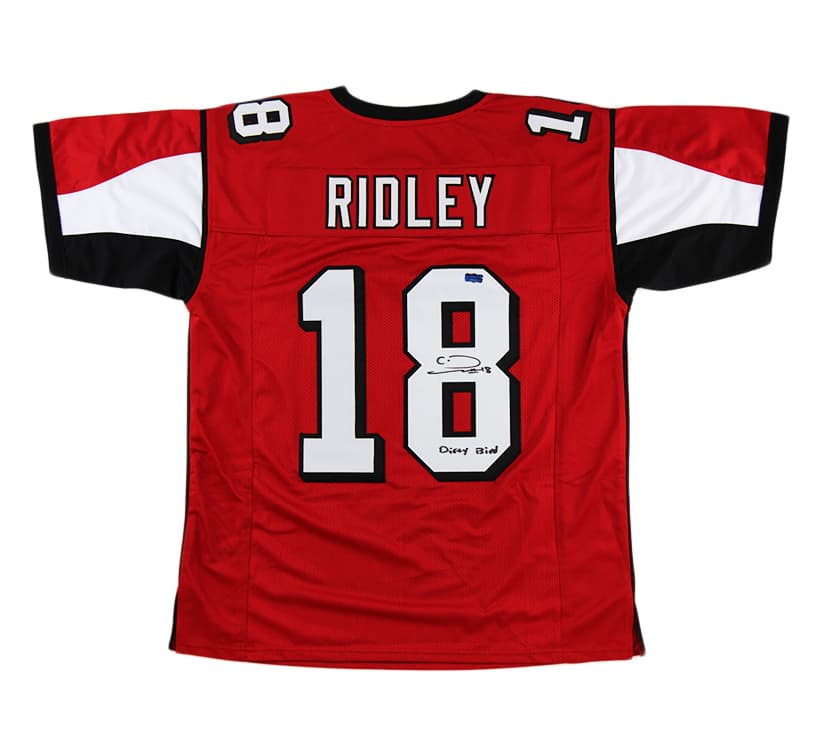 Calvin Ridley Signed Atlanta Custom Red Jersey with “Dirty Birds” Inscription Calvin Ridley Jersey calvin-ridley-atlanta-red-dirty-birds, supplier stock photo
