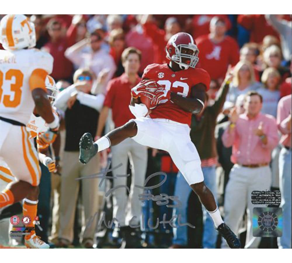 Kevin Norwood Signed Alabama Crimson Tide Unframed 16×20 NCAA Color Photo – Falling Back with “Mr. Clutch” Inscription Photo 16x20-kevin-norwood-alabama-crimson-tide, Alabama Crimson Tide, supplier stock photo