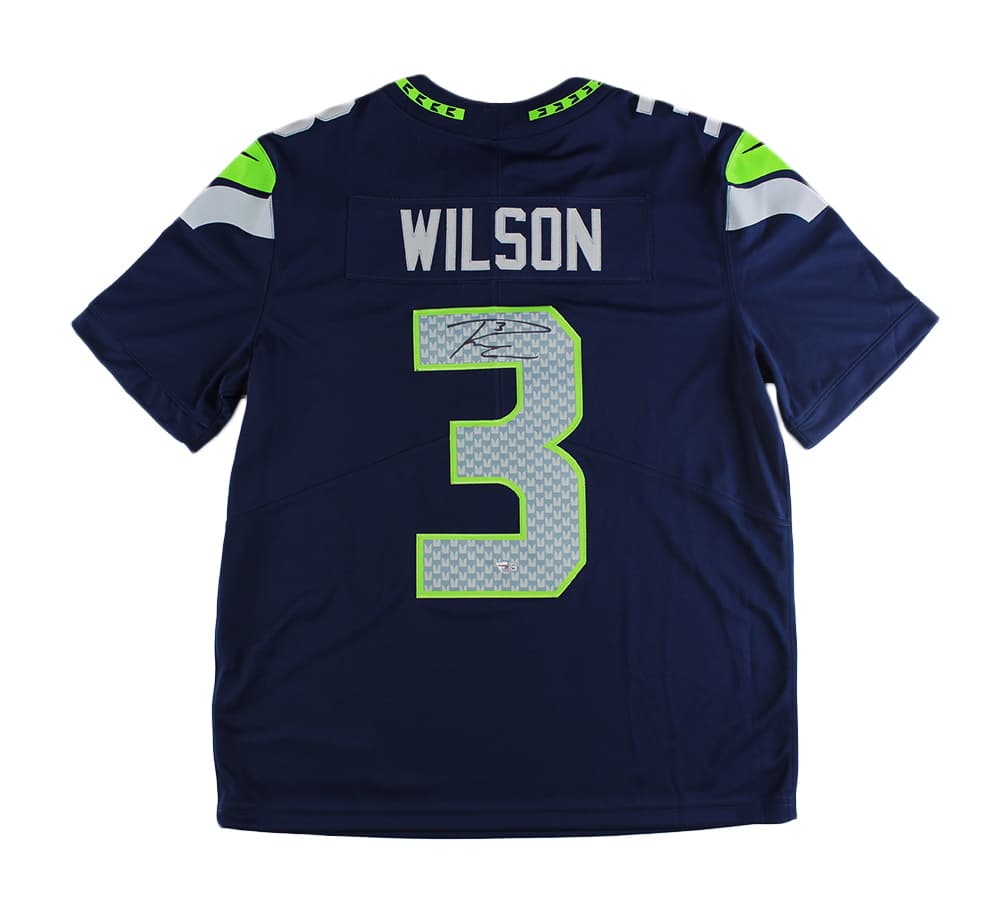 Russell Wilson Signed Seattle Nike Limited Navy Blue Jersey Russell Wilson Jersey russell-wilson-seattle-nike-limited-navy, supplier stock photo