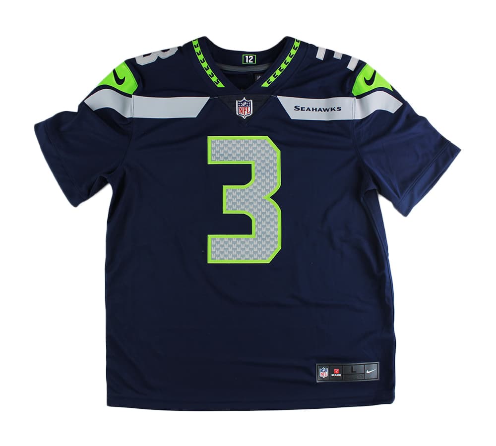 Russell Wilson Signed Seattle Nike Limited Navy Blue Jersey Russell Wilson Jersey russell-wilson-seattle-nike-limited-navy, view 3, supplier stock photo