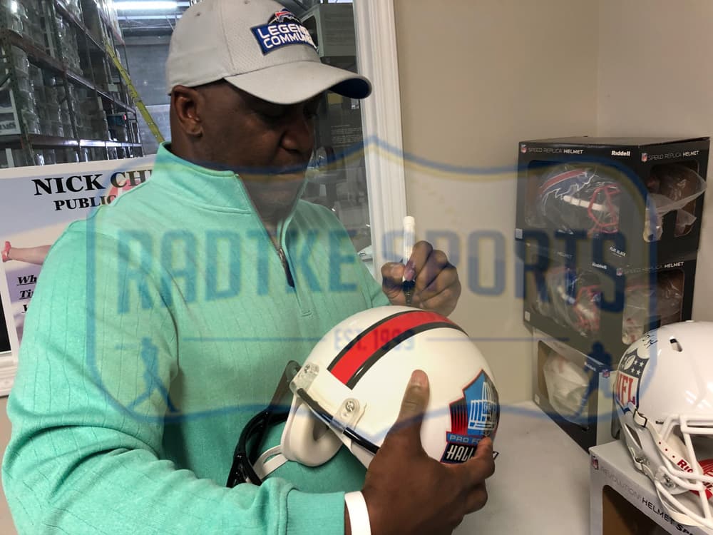Multi-Signed NFL Hall of Fame Authentic Helmet With 11 Signatures Helmet multi-nfl-hall-fame-11-signatures, view 5, supplier stock photo