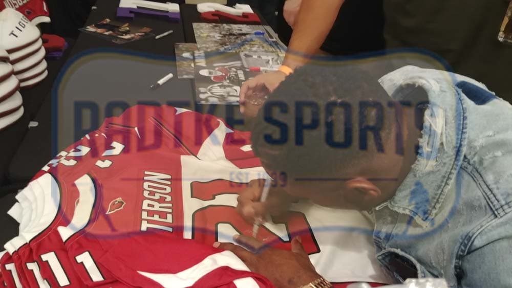 Patrick Peterson Signed Arizona Nike Limited White Jersey Patrick Peterson Jersey patrick-peterson-arizona-nike-limited-white, view 3, supplier stock photo