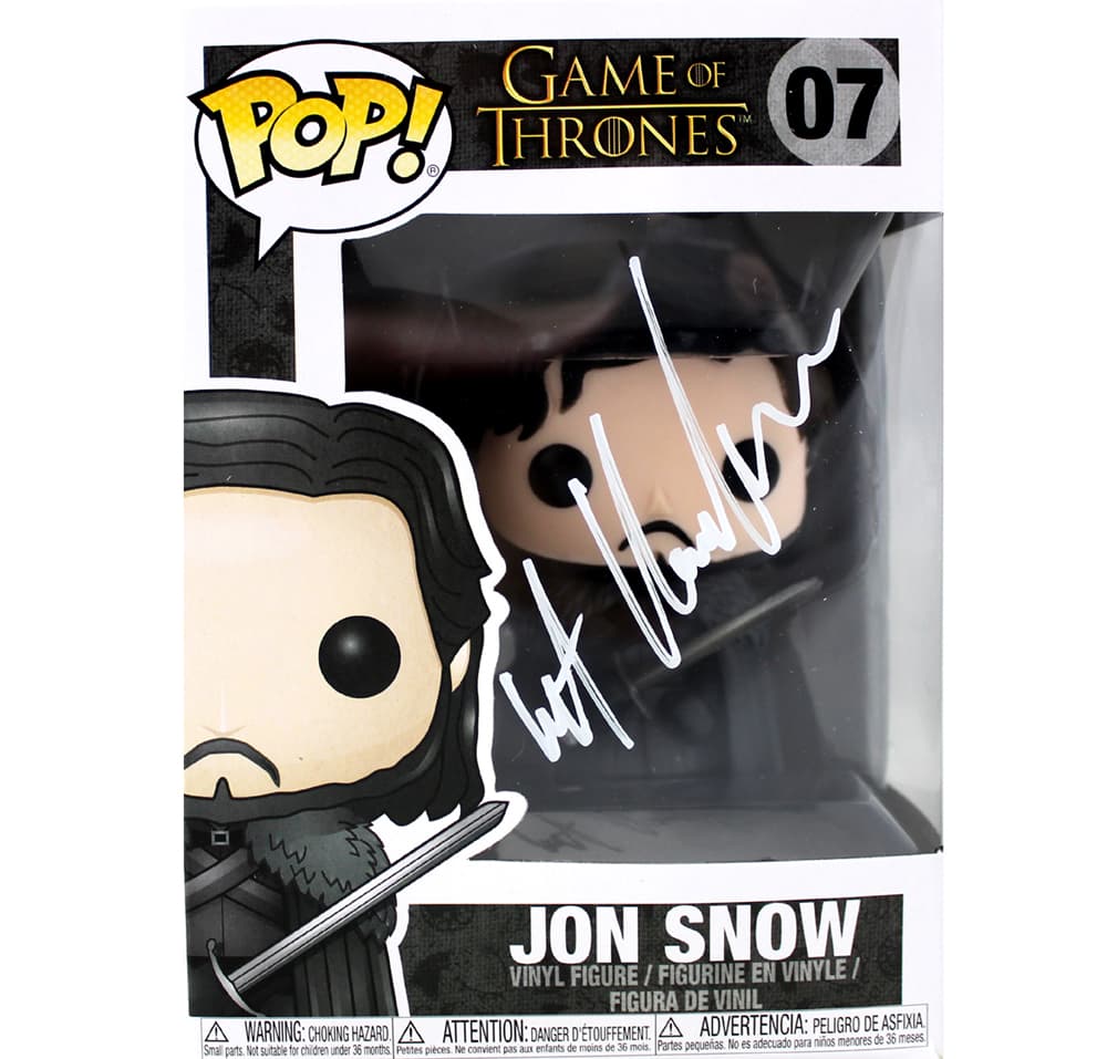 Kit Harington Signed Game of Thrones Funko Pop! – Jon Snow – #07 Kit Harington Other kit-harington-game-thrones-funko-pop, supplier stock photo