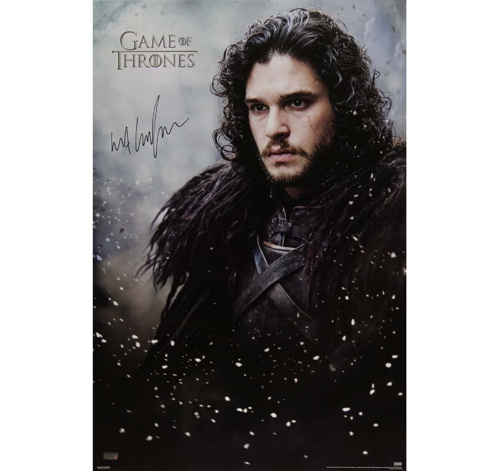Kit Harington Signed Game of Thrones Unframed 24×36 Poster – Jon Snow Kit Harington Other 24x36-kit-harington-game-thrones-unframed-24, supplier stock photo
