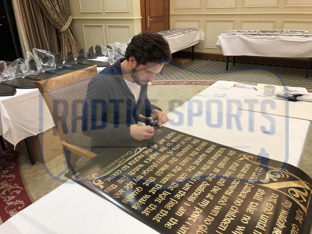 Kit Harington Signed Game of Thrones Night’s Watch Oath 24×36 Poster Kit Harington Other 24x36-kit-harington-game-thrones-nights-watch, view 3, supplier stock photo