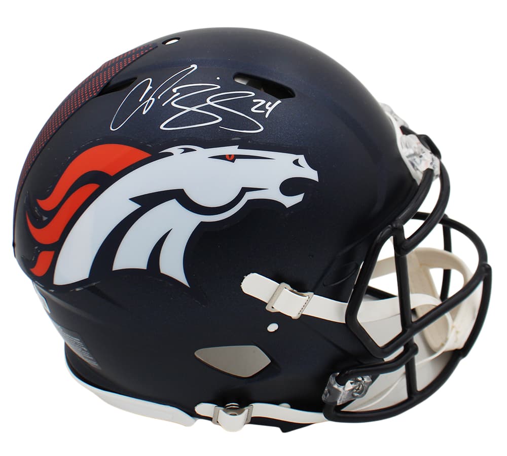 Champ Bailey Signed Denver Broncos Speed Authentic NFL Helmet Champ Bailey Helmet champ-bailey-denver-broncos-speed-nfl, Denver Broncos, supplier stock photo