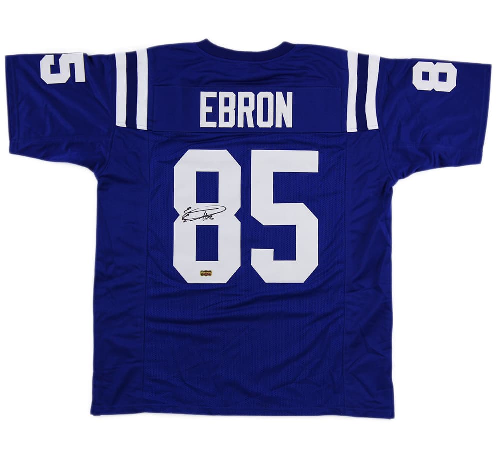 Eric Ebron Signed Indianapolis Custom Blue Jersey Eric Ebron Jersey eric-ebron-indianapolis-blue, supplier stock photo
