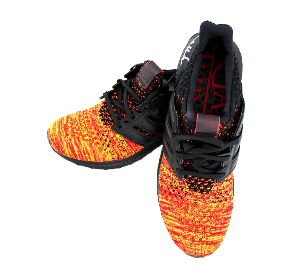 Kit Harington Signed Game of Thrones Adidas X House Targaryen Ultraboost Red Shoes Kit Harington Other kit-harington-game-thrones-adidas-house, view 6, supplier stock photo