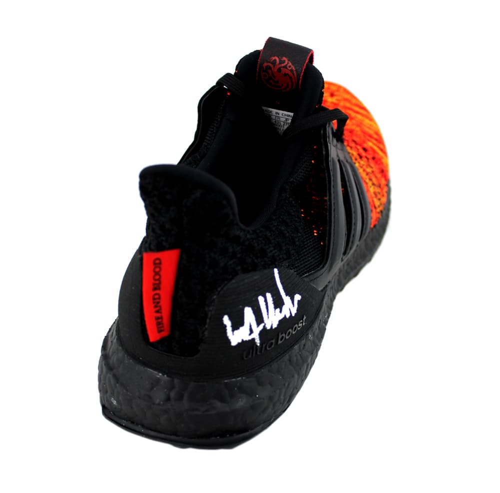 Kit Harington Signed Game of Thrones Adidas X House Targaryen Ultraboost Red Shoes Kit Harington Other kit-harington-game-thrones-adidas-house, view 5, supplier stock photo