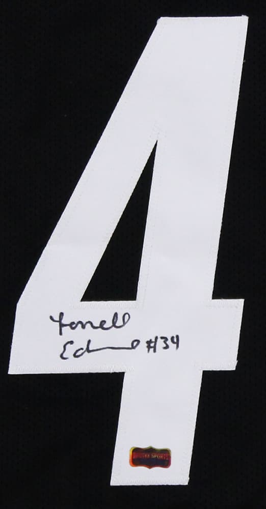 Terrell Edmunds Signed Pittsburgh Custom Black Jersey Terrell Edmunds Jersey terrell-edmunds-pittsburgh-black, view 2, supplier stock photo