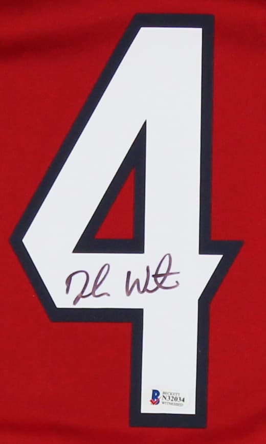 DeShaun Watson Signed Houston Texans Nike Elite Red NFL Jersey Deshaun Watson Jersey deshaun-watson-houston-texans-nike-elite, Houston Texans, view 2, supplier stock photo