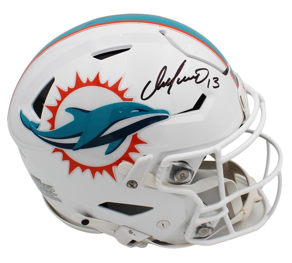 Dan Marino Signed Miami Dolphins Speed Flex Authentic NFL Helmet Dan Marino Helmet dan-marino-miami-dolphins-speed-flex, Miami Dolphins, view 2, supplier stock photo