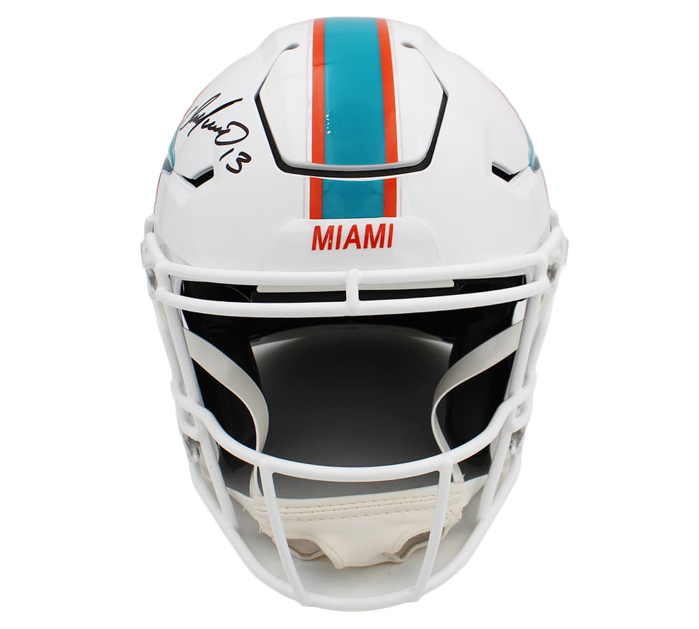 Dan Marino Signed Miami Dolphins Speed Flex Authentic NFL Helmet Dan Marino Helmet dan-marino-miami-dolphins-speed-flex, Miami Dolphins, view 3, supplier stock photo