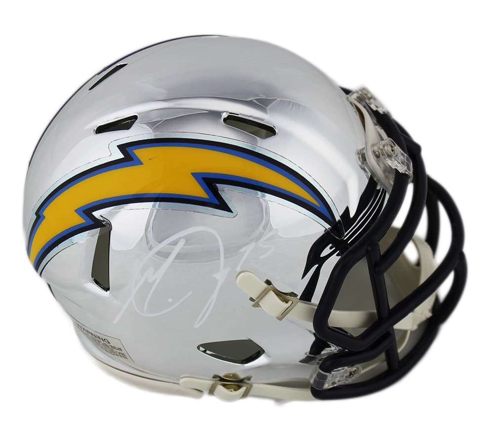 Melvin Gordon Signed Los Angeles Chargers Speed Chrome NFL Mini Helmet Melvin Gordon Helmet melvin-gordon-los-angeles-chargers-speed, supplier stock photo