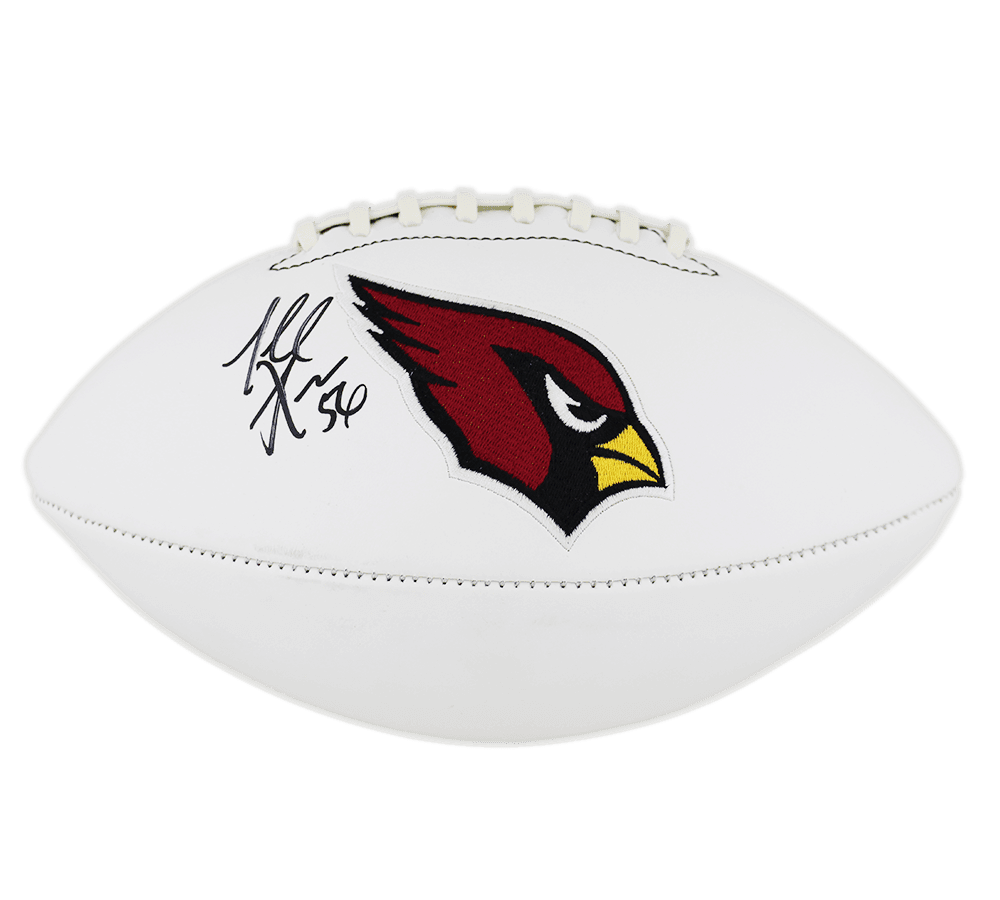 Terrell Suggs Signed Arizona Cardinals Embroidered NFL Football Terrell Suggs Ball terrell-suggs-arizona-cardinals-embroidered-nfl, view 2, supplier stock photo