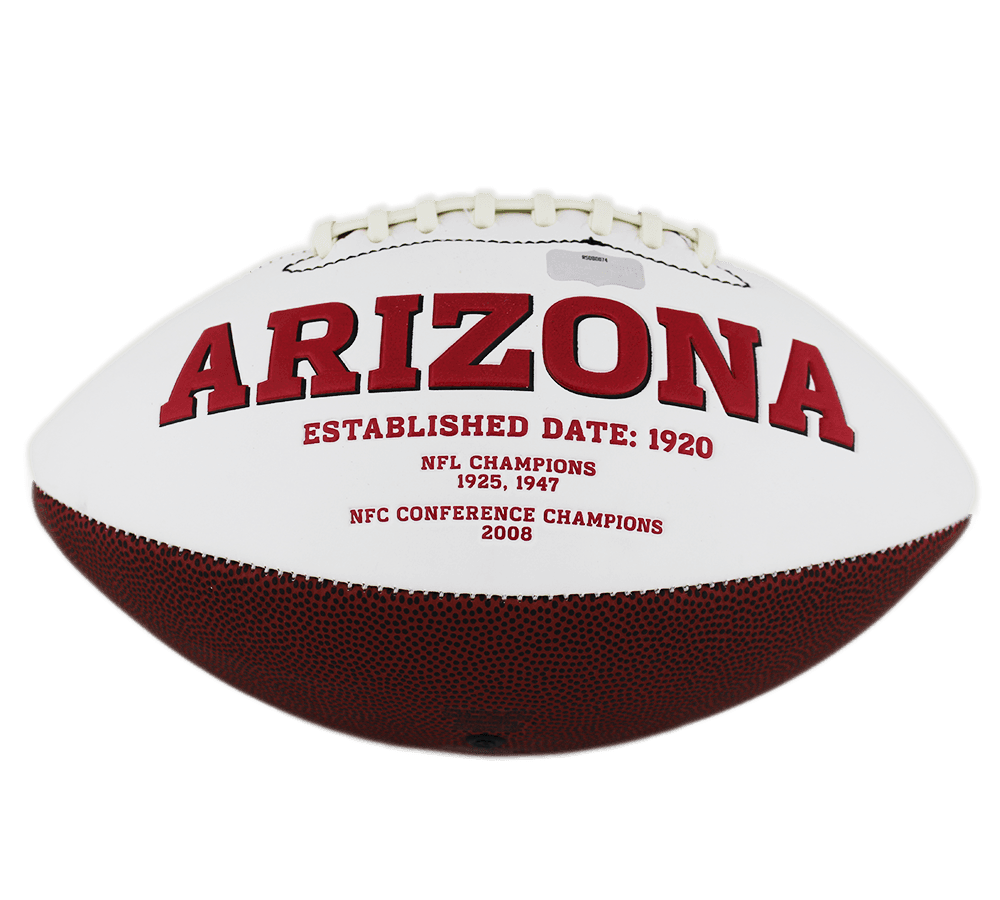 Terrell Suggs Signed Arizona Cardinals Embroidered NFL Football Terrell Suggs Ball terrell-suggs-arizona-cardinals-embroidered-nfl, view 3, supplier stock photo