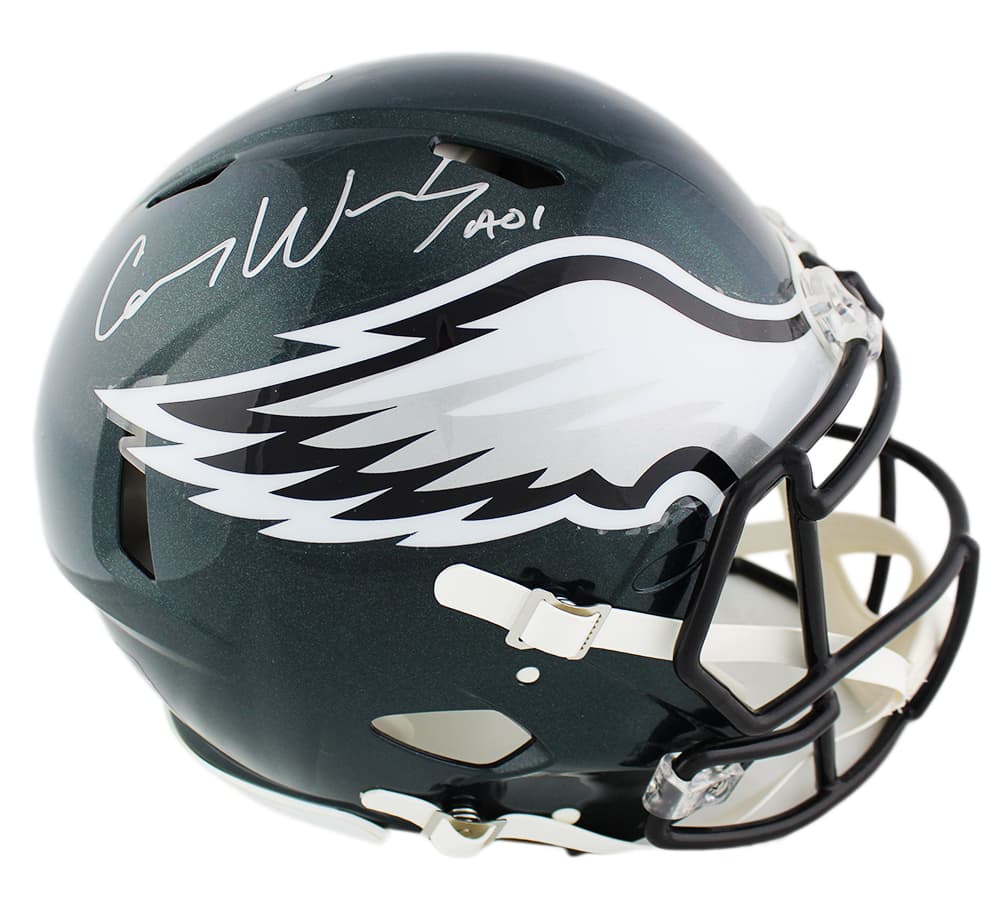 Carson Wentz Signed Philadelphia Eagles Speed Authentic NFL Helmet Carson Wentz Helmet carson-wentz-philadelphia-eagles-speed-nfl, Philadelphia Eagles, supplier stock photo