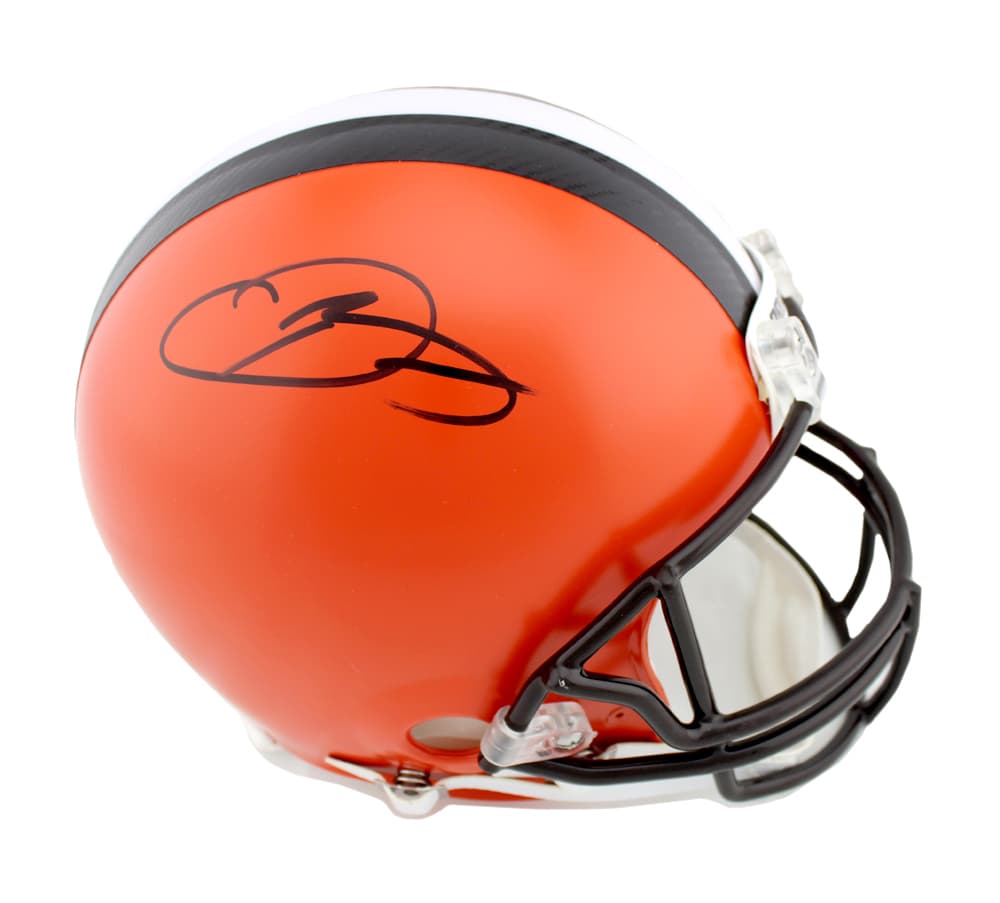 Odell Beckham Jr. Signed Cleveland Browns Current Authentic NFL Helmet Odell Beckham Jr. Helmet odell-beckham-jr-cleveland-browns-current, supplier stock photo