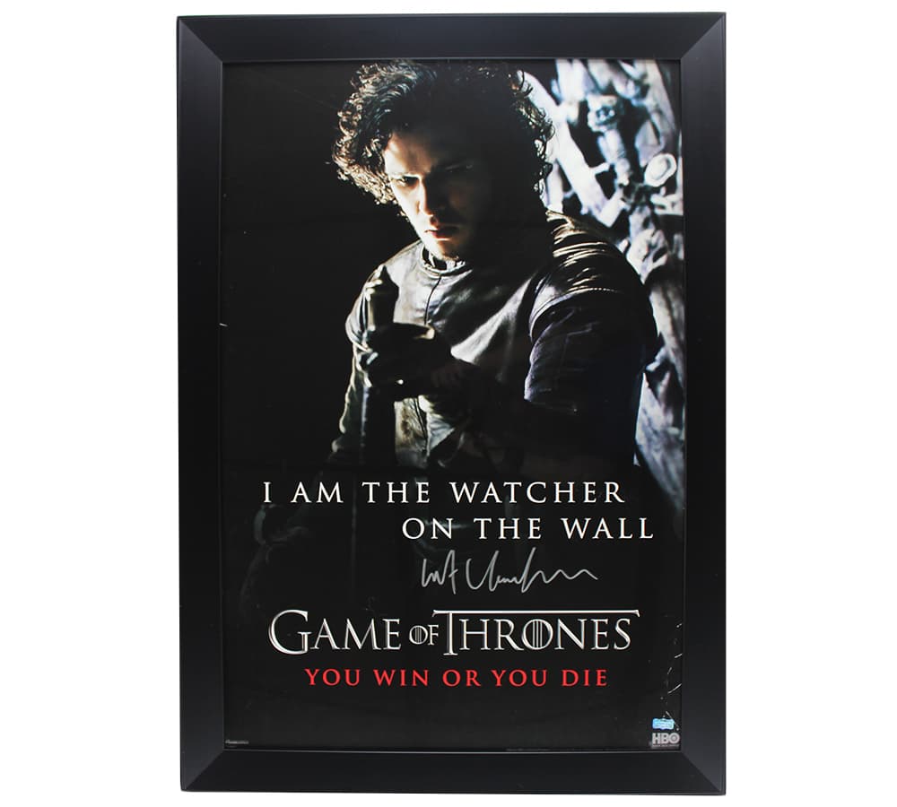 Kit Harington Signed Game of Thrones Framed Watcher on the Wall Poster Kit Harington Other kit-harington-game-thrones-framed-watcher, supplier stock photo