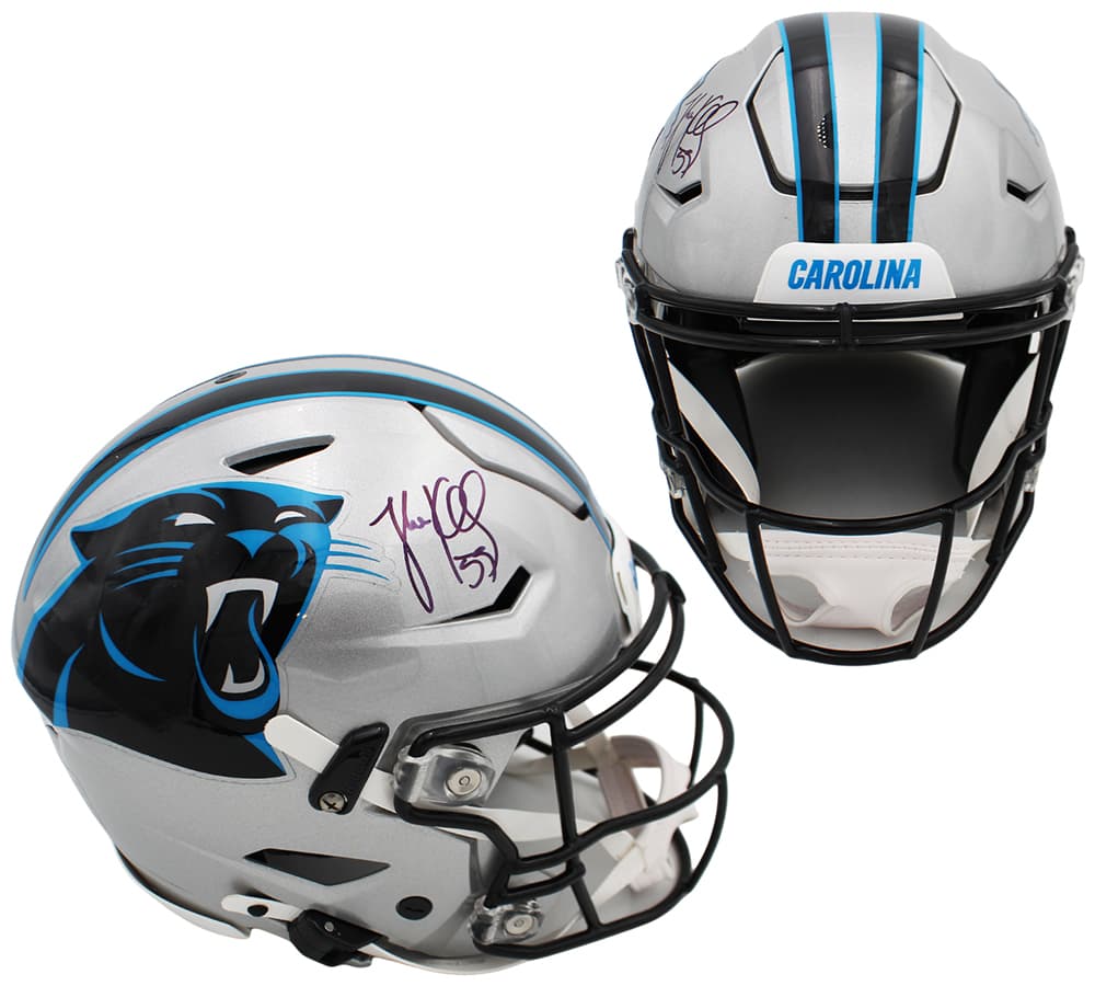 Luke Kuechly Signed Carolina Panthers Speed Flex Authentic NFL Helmet Luke Kuechly Helmet luke-kuechly-carolina-panthers-speed-flex, supplier stock photo