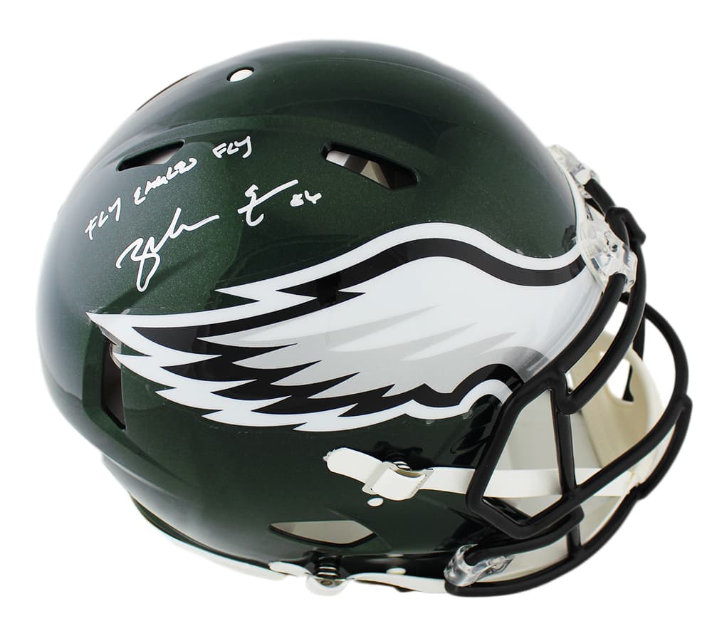 Zach Ertz Signed Philadelphia Eagles Speed Authentic NFL Helmet with “Fly Eagles Fly” Inscription Zach Ertz Helmet zach-ertz-philadelphia-eagles-speed-nfl, Philadelphia Eagles, supplier stock photo