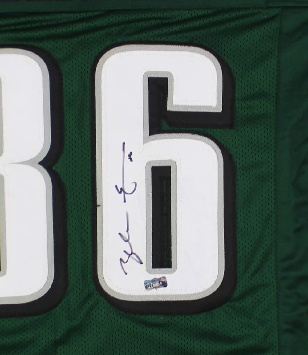 Zach Ertz Signed Philadelphia Custom Green Jersey Zach Ertz Jersey zach-ertz-philadelphia-green, view 2, supplier stock photo
