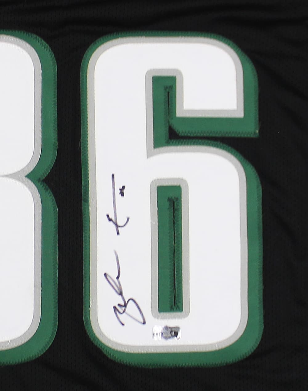 Zach Ertz Signed Philadelphia Custom Black Jersey Zach Ertz Jersey zach-ertz-philadelphia-black, view 2, supplier stock photo