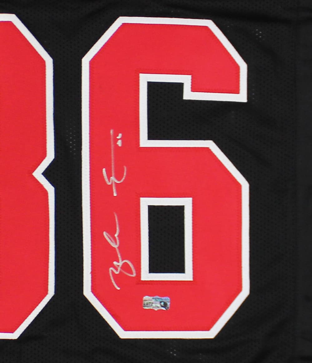 Zach Ertz Signed Stanford Custom Black Jersey Zach Ertz Jersey zach-ertz-stanford-black, view 2, supplier stock photo
