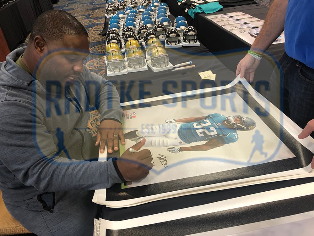 Maurice Jones-Drew Signed Jacksonville Jaguars -Smoke- Rolled Canvas With “Duval Till We Die!” Inscription Maurice Jones-Drew Canvas maurice-jones-drew-jacksonville-jaguars-smoke, view 3, supplier stock photo