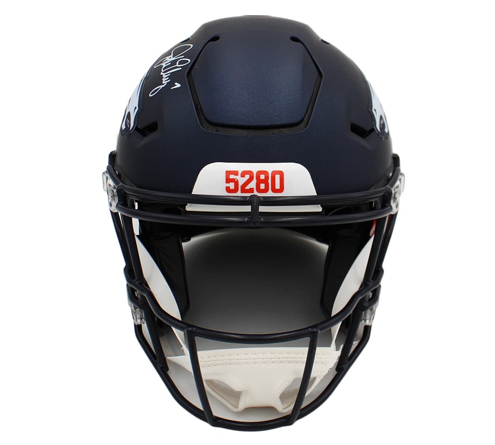 John Elway Signed Denver Broncos Speed Flex Authentic NFL Helmet John Elway Helmet john-elway-denver-broncos-speed-flex, Denver Broncos, view 3, supplier stock photo