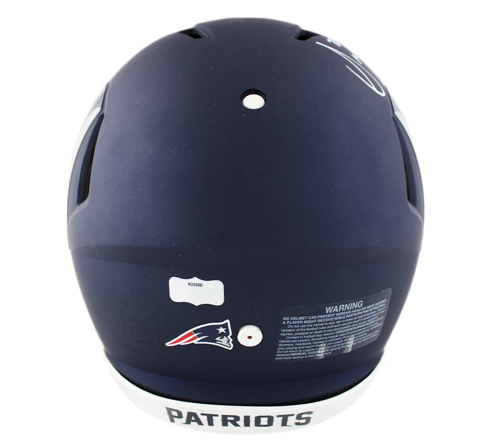 Sony Michel Signed New England Patriots Speed Authentic AMP NFL Helmet Sony Michel Helmet sony-michel-england-patriots-speed-amp, New England Patriots, view 2, supplier stock photo