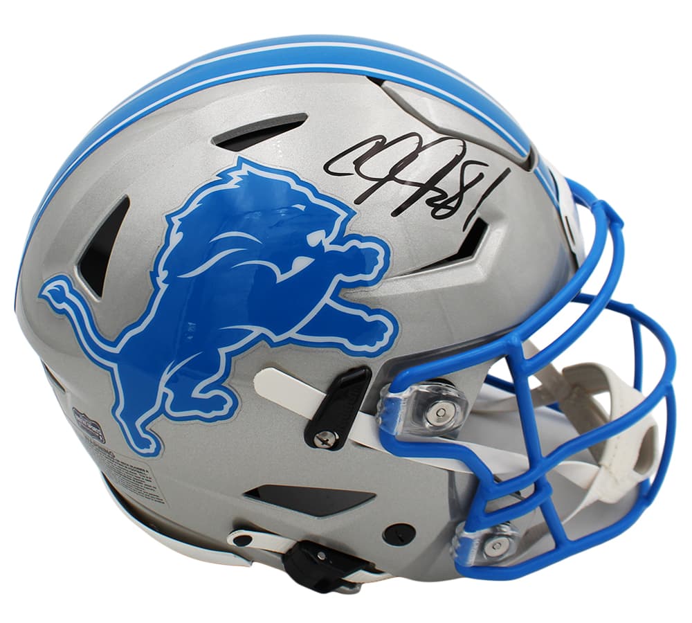 Calvin Johnson Signed Detroit Lions Speed Flex Authentic NFL Helmet Calvin Johnson Helmet calvin-johnson-detroit-lions-speed-flex, view 2, supplier stock photo