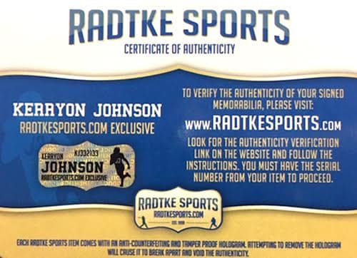 Kerryon Johnson Signed Detroit Lions Nike Limited Blue NFL Jersey with “MoTown’s Finest” Inscription Kerryon Johnson Jersey kerryon-johnson-detroit-lions-nike-limited, view 5, supplier stock photo