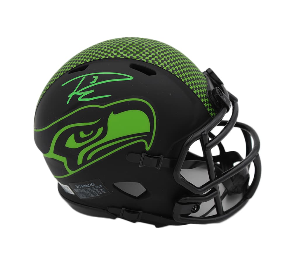 Russell Wilson Signed Seattle Seahawks Speed Eclipse NFL Mini Helmet Russell Wilson Helmet russell-wilson-seattle-seahawks-speed-eclipse, Seattle Seahawks, supplier stock photo