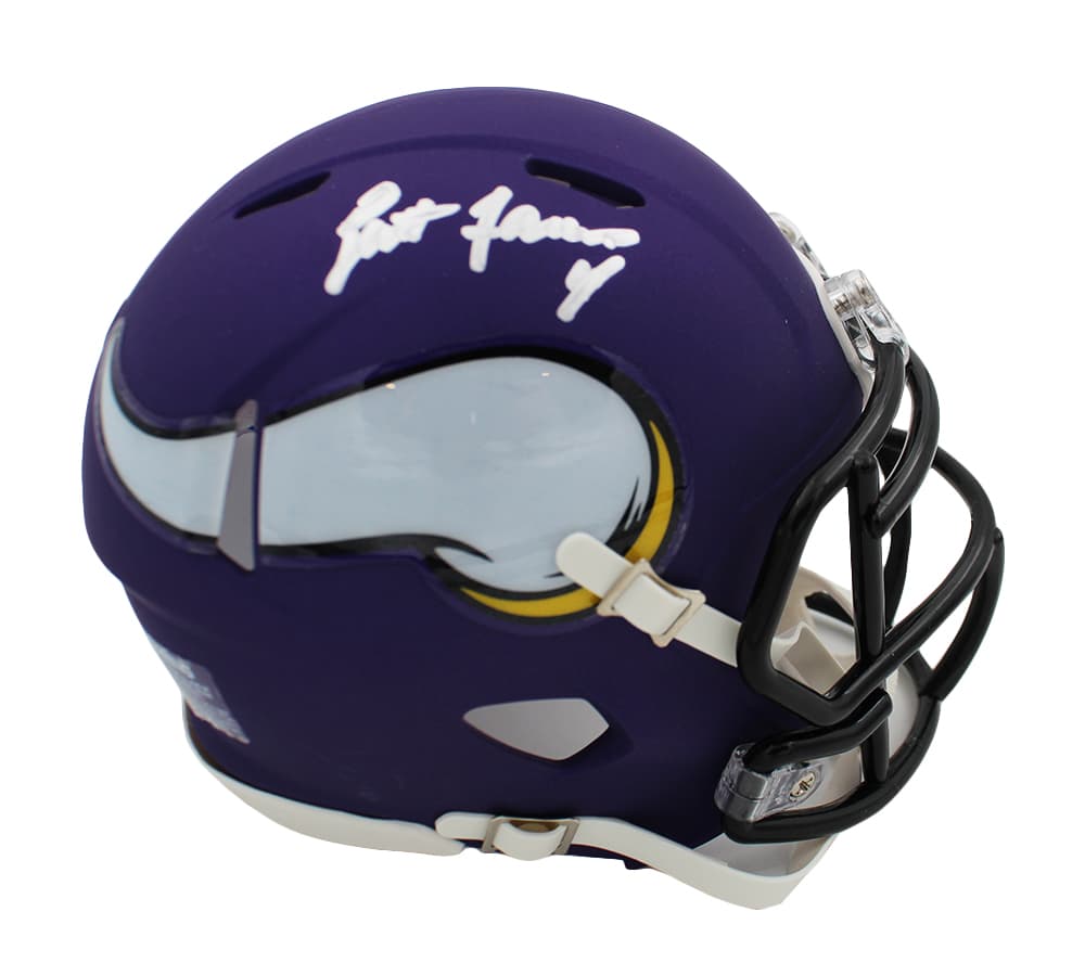Brett Favre Signed Minnesota Vikings Speed NFL Mini Helmet Brett Favre Helmet brett-favre-minnesota-vikings-speed-nfl, Minnesota Vikings, supplier stock photo