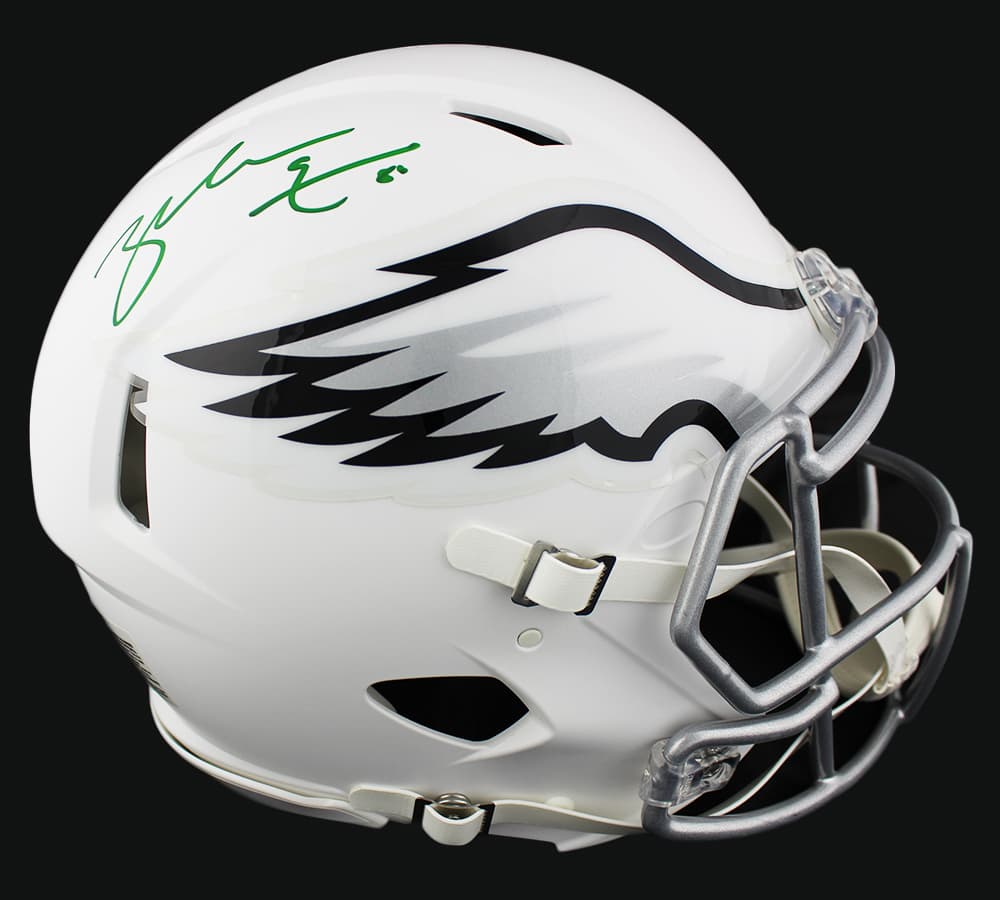 Zach Ertz Signed Philadelphia Eagles Speed Authentic White Matte NFL Helmet Zach Ertz Helmet zach-ertz-philadelphia-eagles-speed-white, Philadelphia Eagles, supplier stock photo
