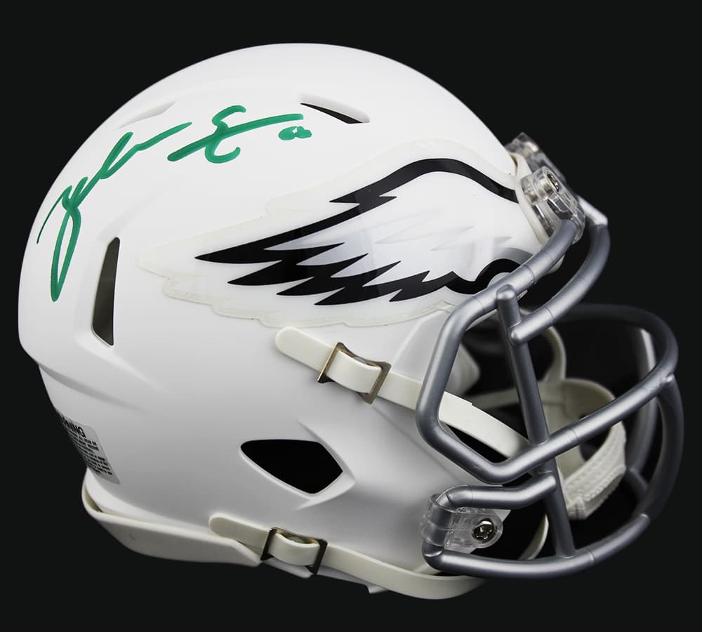 Zach Ertz Signed Philadelphia Eagles Speed White Matte NFL Mini Helmet Zach Ertz Helmet zach-ertz-philadelphia-eagles-speed-white, Philadelphia Eagles, supplier stock photo