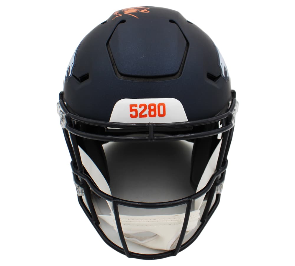 Terrell Davis Signed Denver Broncos Speed Flex Authentic NFL Helmet with “HOF 17” Inscription Terrell Davis Helmet terrell-davis-denver-broncos-speed-flex, Denver Broncos, view 4, supplier stock photo
