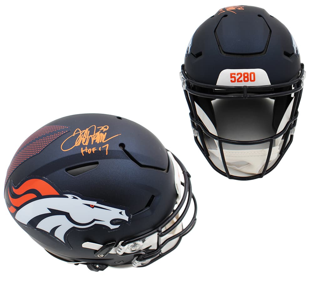 Terrell Davis Signed Denver Broncos Speed Flex Authentic NFL Helmet with “HOF 17” Inscription Terrell Davis Helmet terrell-davis-denver-broncos-speed-flex, Denver Broncos, supplier stock photo