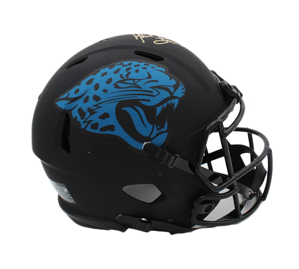 Mark Brunell Signed Jacksonville Jaguars Speed Authentic Eclipse NFL Helmet Mark Brunell Helmet mark-brunell-jacksonville-jaguars-speed-eclipse, view 2, supplier stock photo