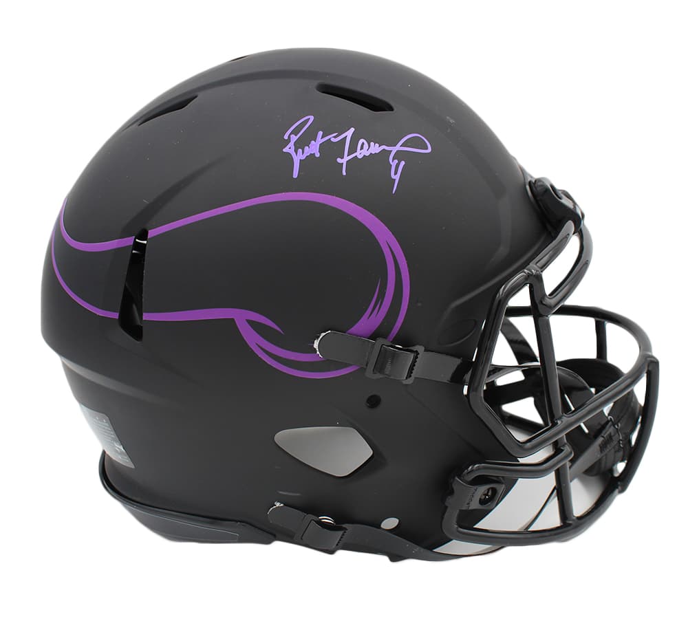 Brett Favre Signed Minnesota Vikings Speed Authentic Eclipse NFL Helmet Brett Favre Helmet brett-favre-minnesota-vikings-speed-eclipse, Minnesota Vikings, supplier stock photo