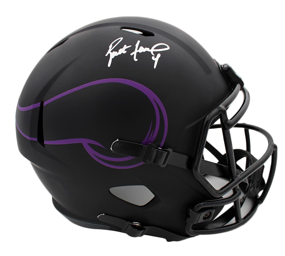 Brett Favre Signed Minnesota Vikings Speed Full Size Eclipse NFL Helmet Brett Favre Helmet brett-favre-minnesota-vikings-speed-full, Minnesota Vikings, supplier stock photo